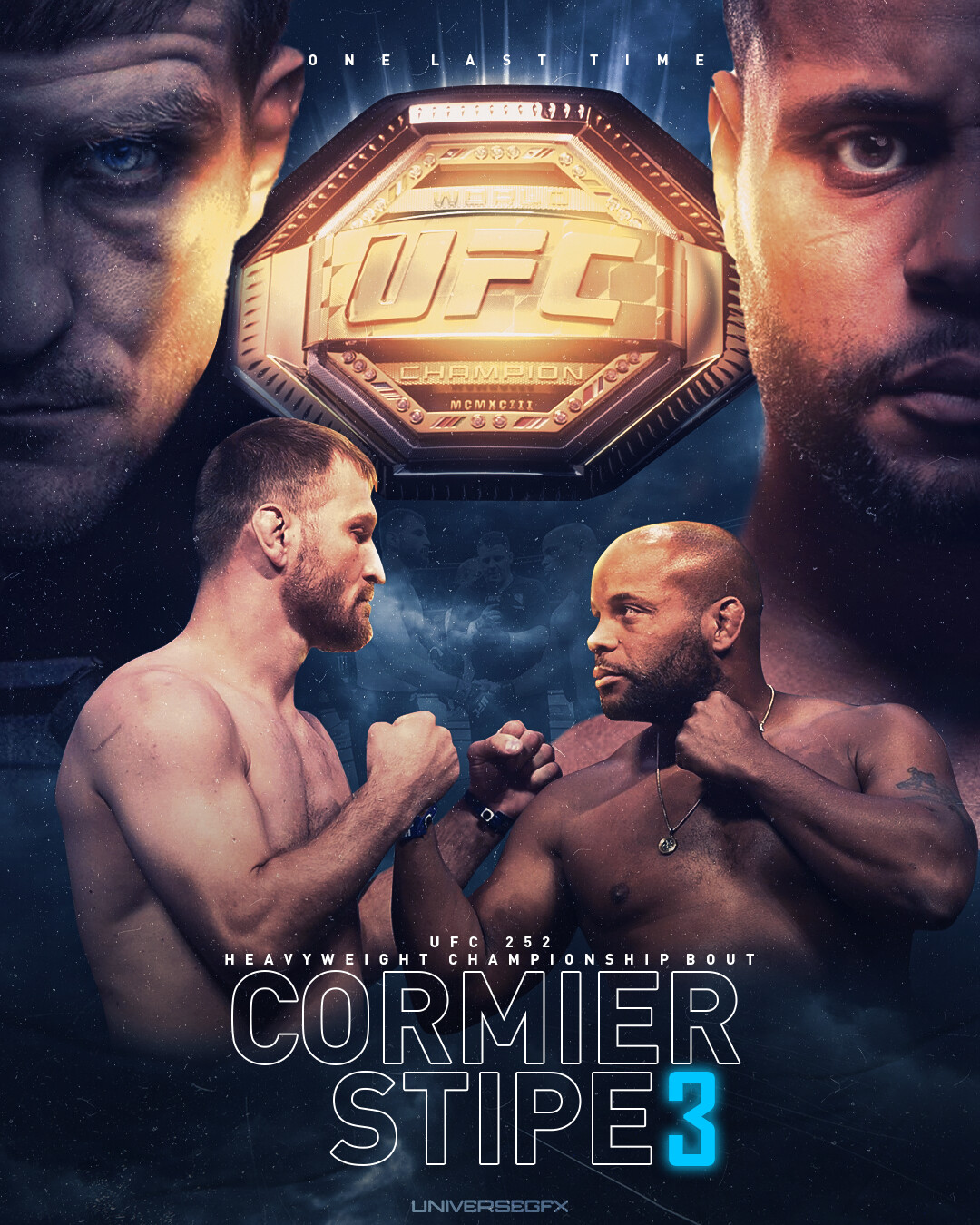 ArtStation Daniel Cormier X Stipe Miocic Trilogy Poster