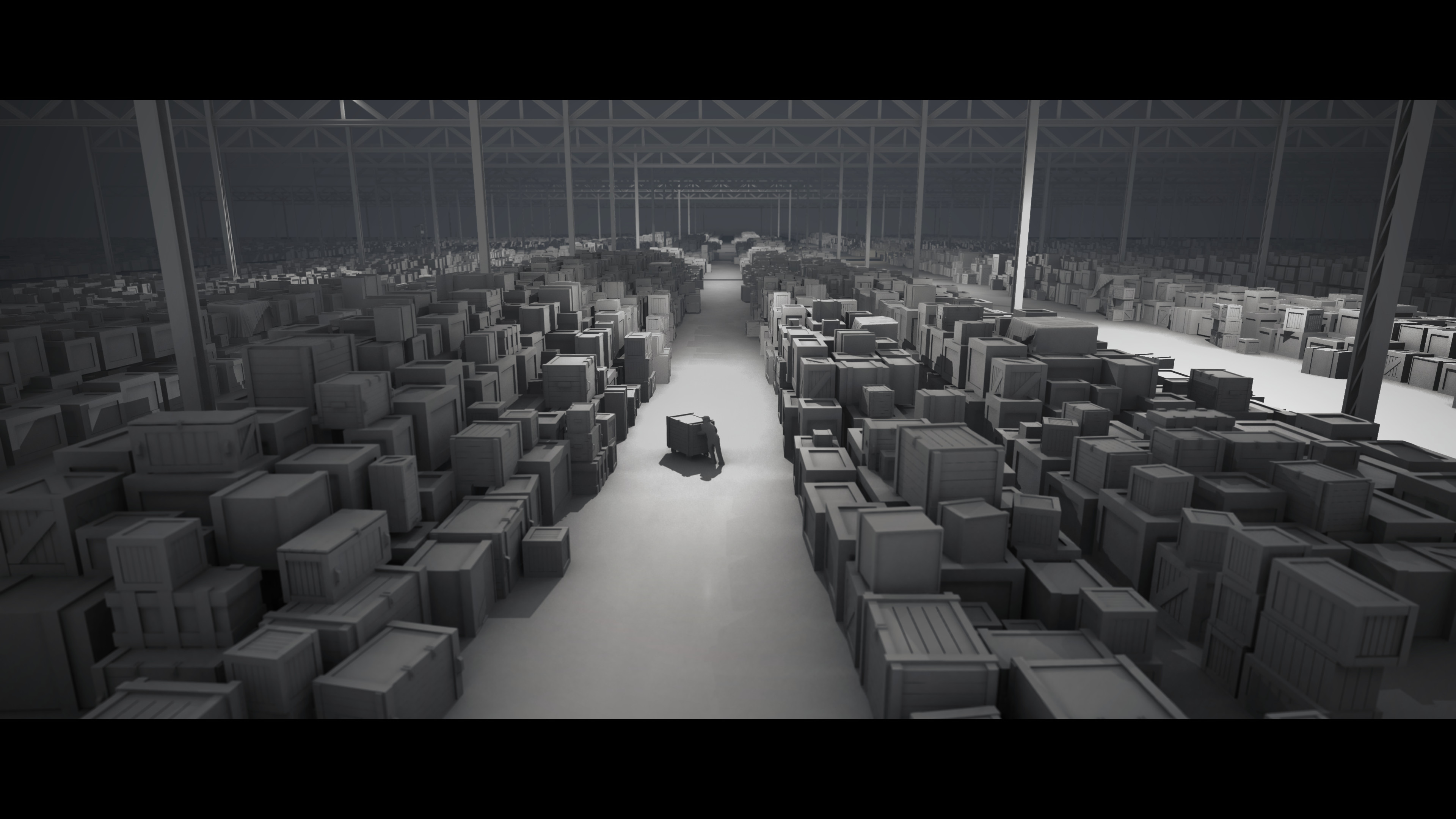 Scene without textures