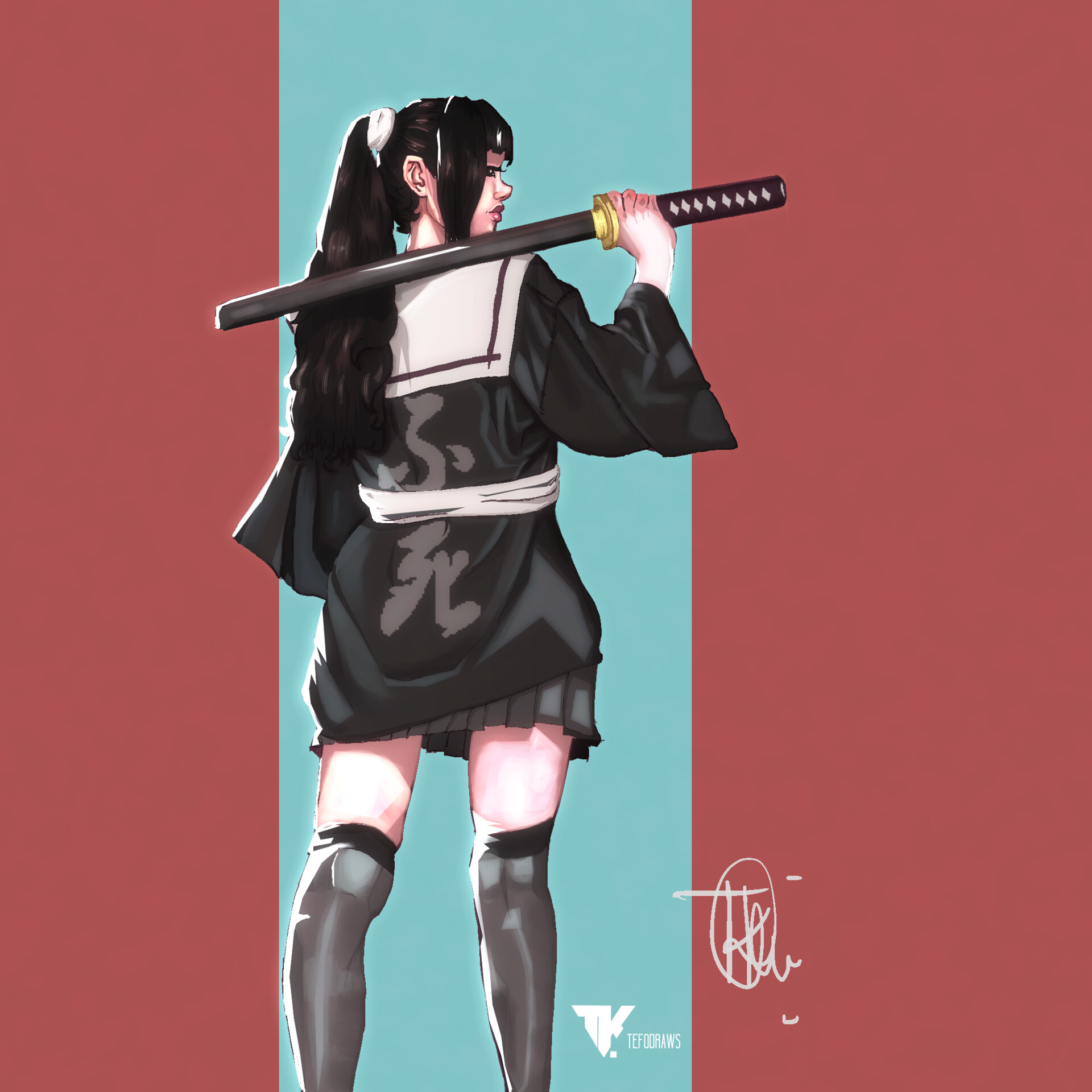 ArtStation - Samurai Girl