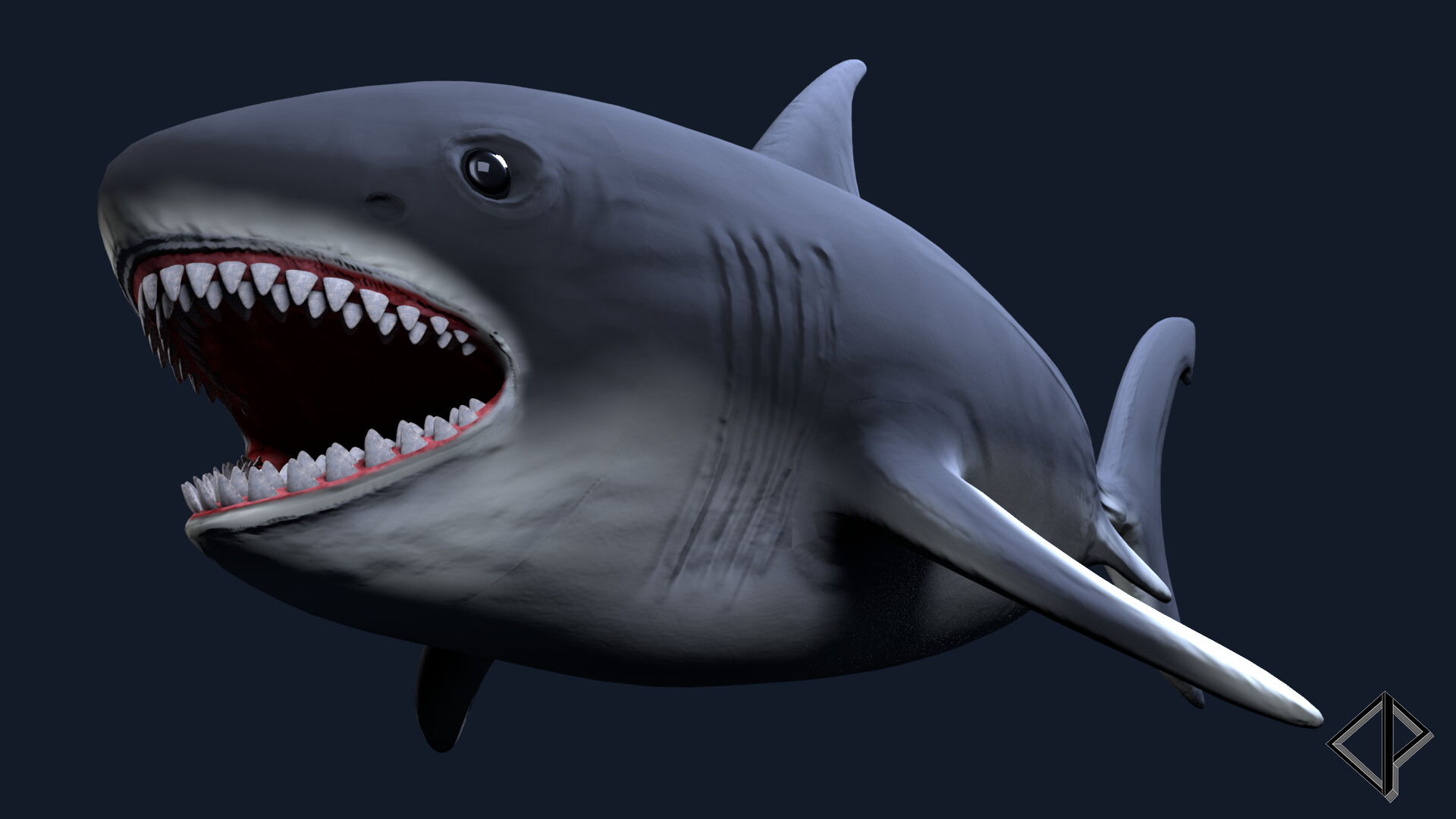 ArtStation - Megalodon 3D Model