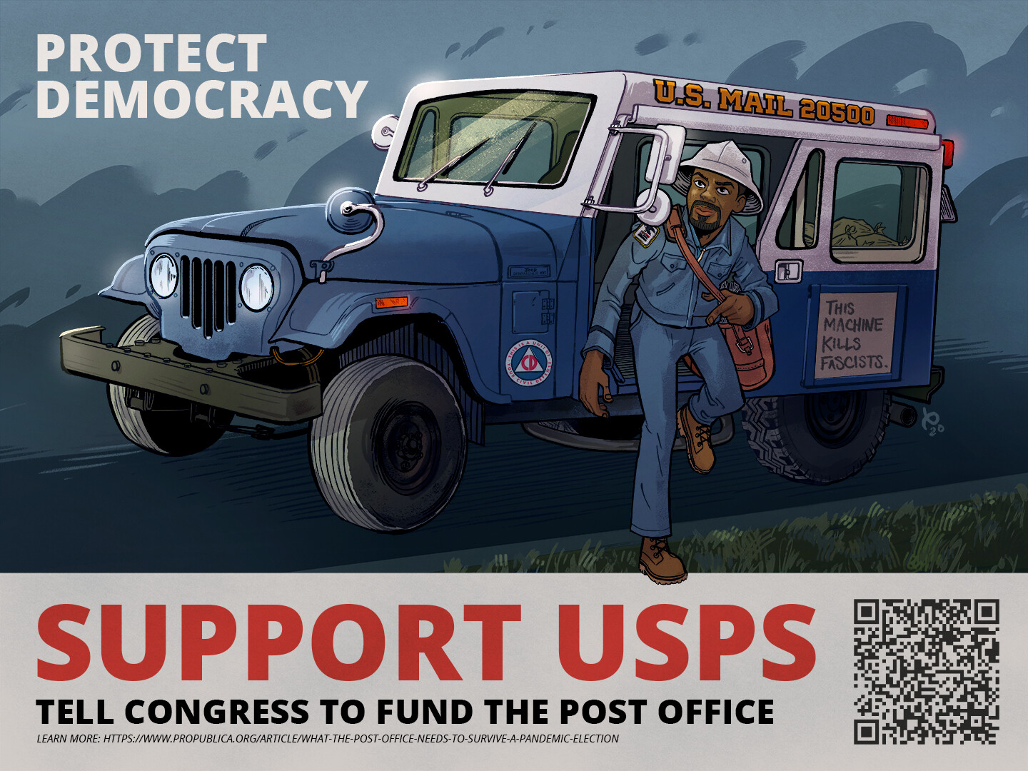 Support USPS Poster
