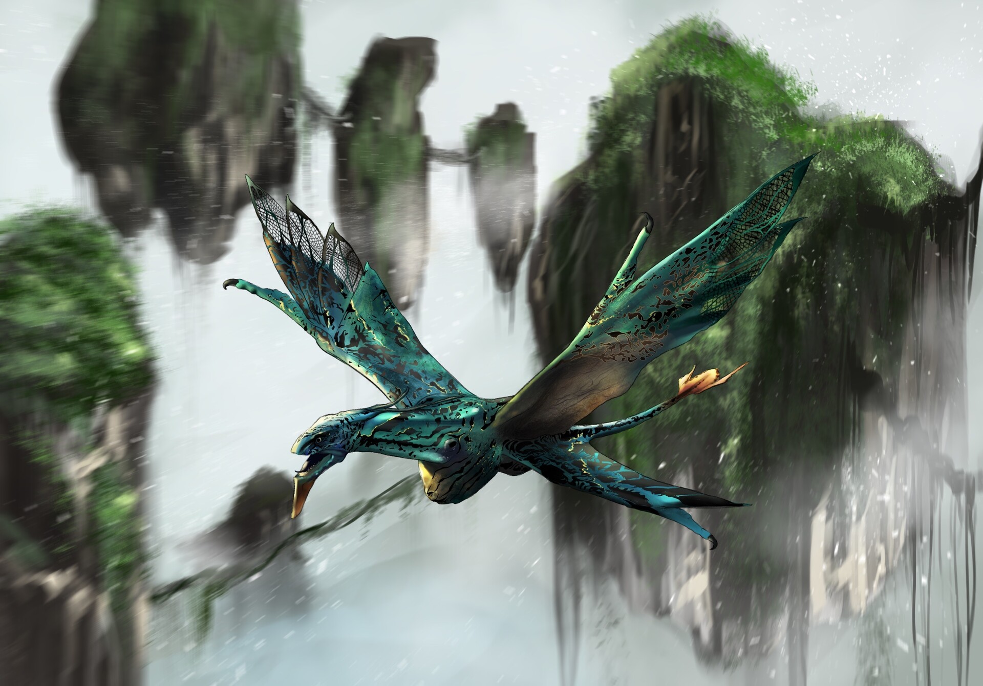 ArtStation - Ikran study from Avatar.