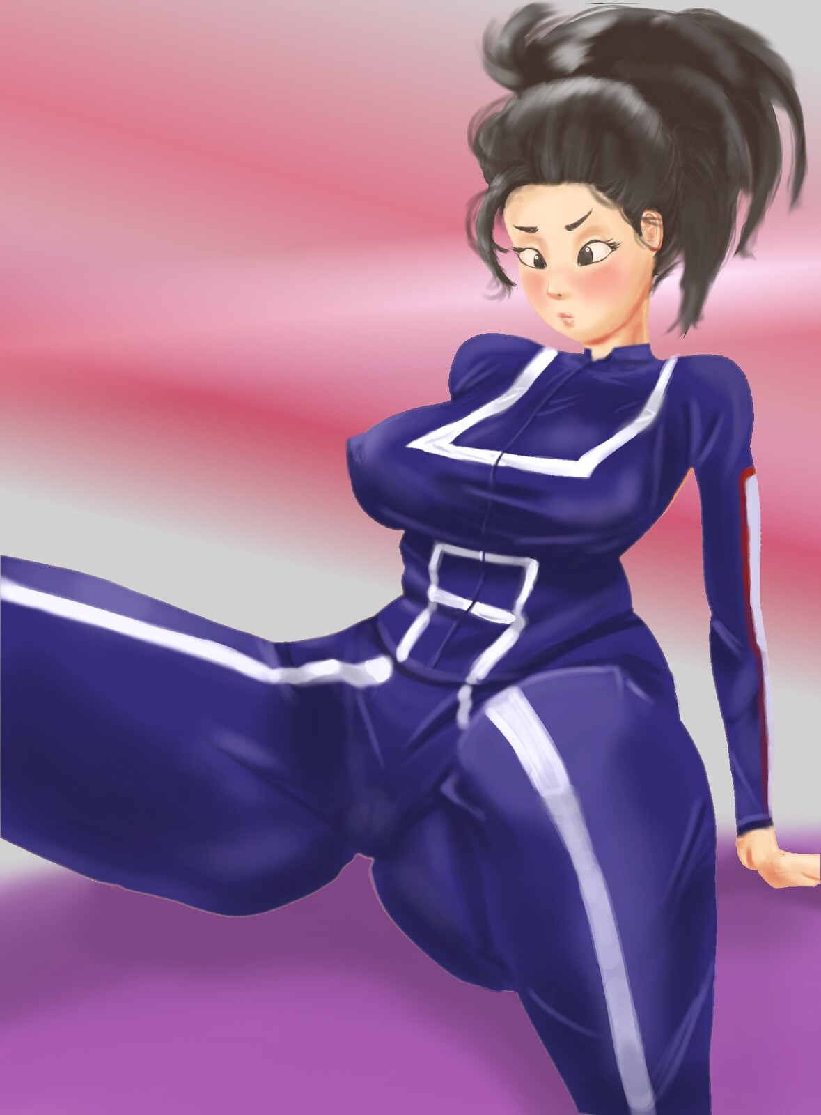 Artstation Momo Yaoyorozu Bnha Sanshe Sen