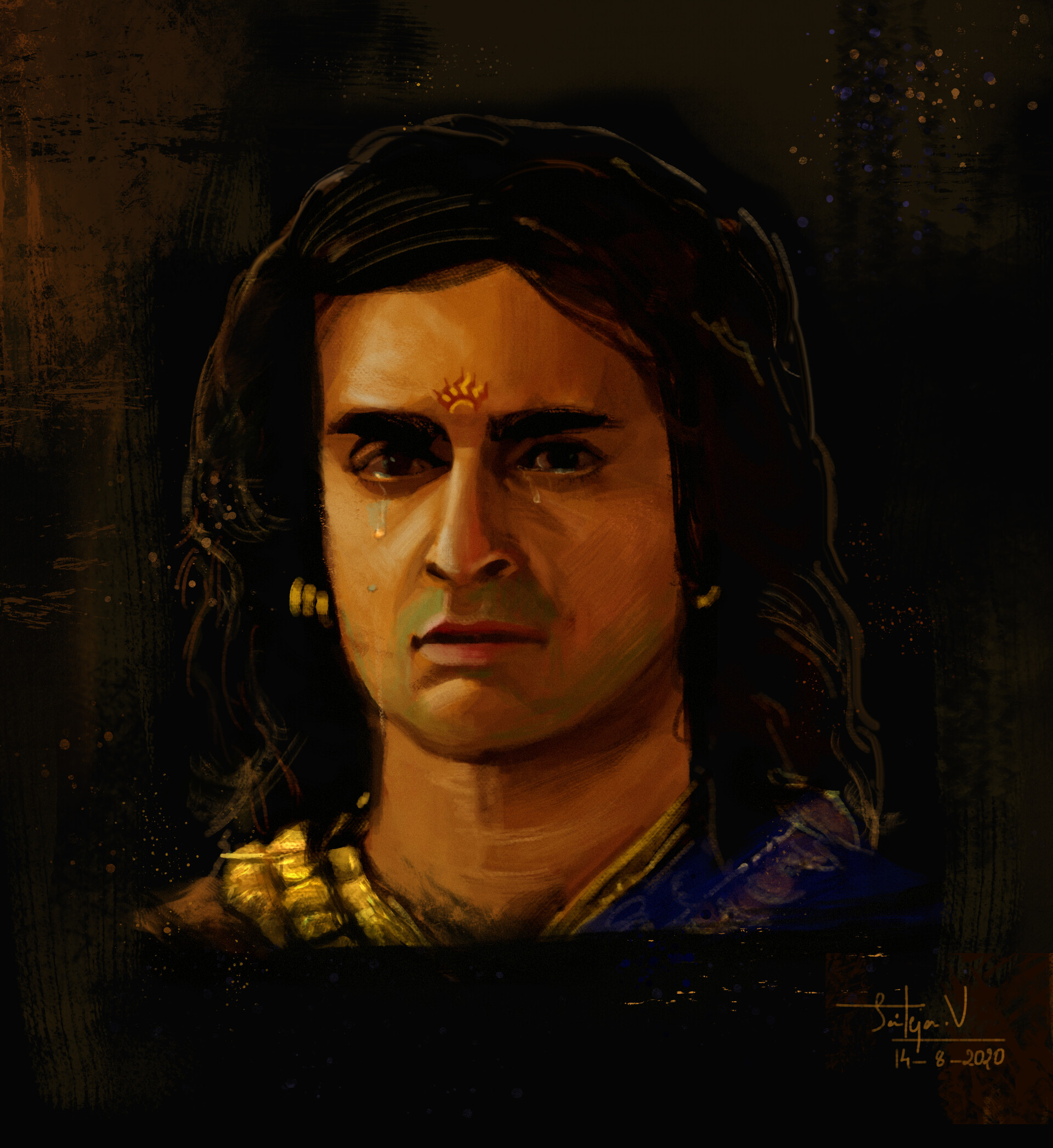 Artstation Three Shades The Portrait Of Gautam Rode Saiteja Vuttaluri He did his first lead show lucky in 2005. portrait of gautam rode saiteja vuttaluri