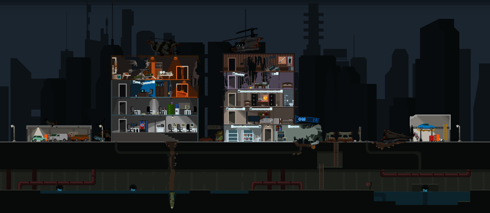 Destroyed City Scene Aleksei Lokhanin Artstation 3 good 0 bad downloads: artstation