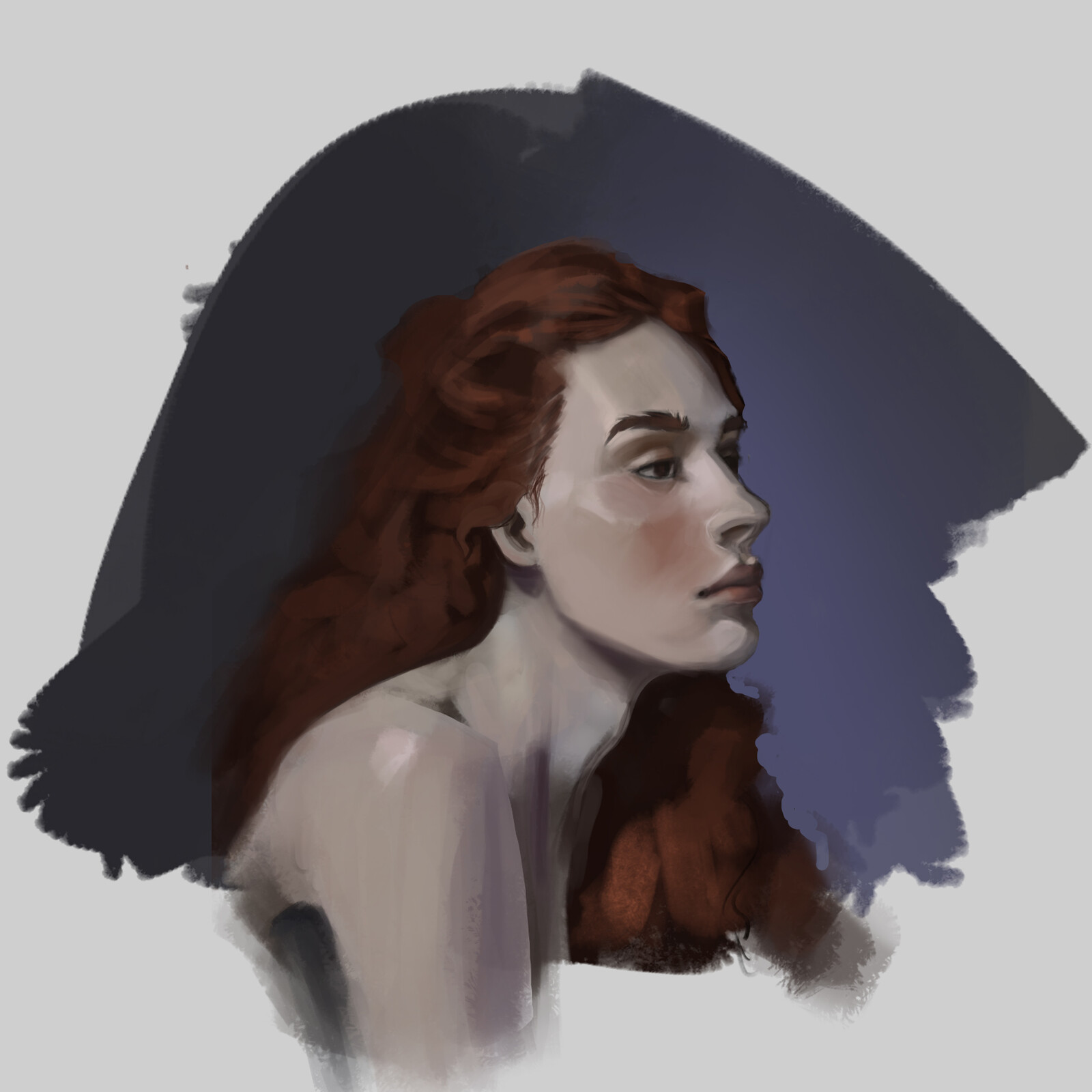 red head  portrait