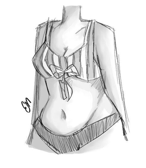 Upper body torso outlet