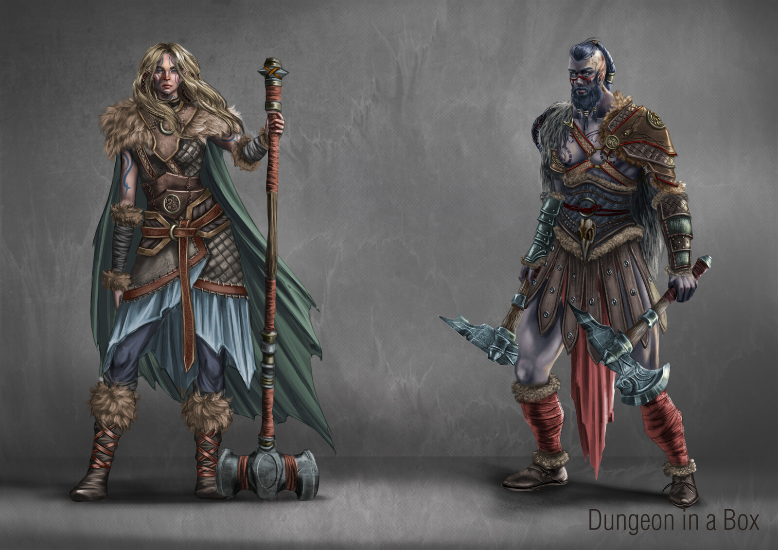 Half-Elf Barbarians