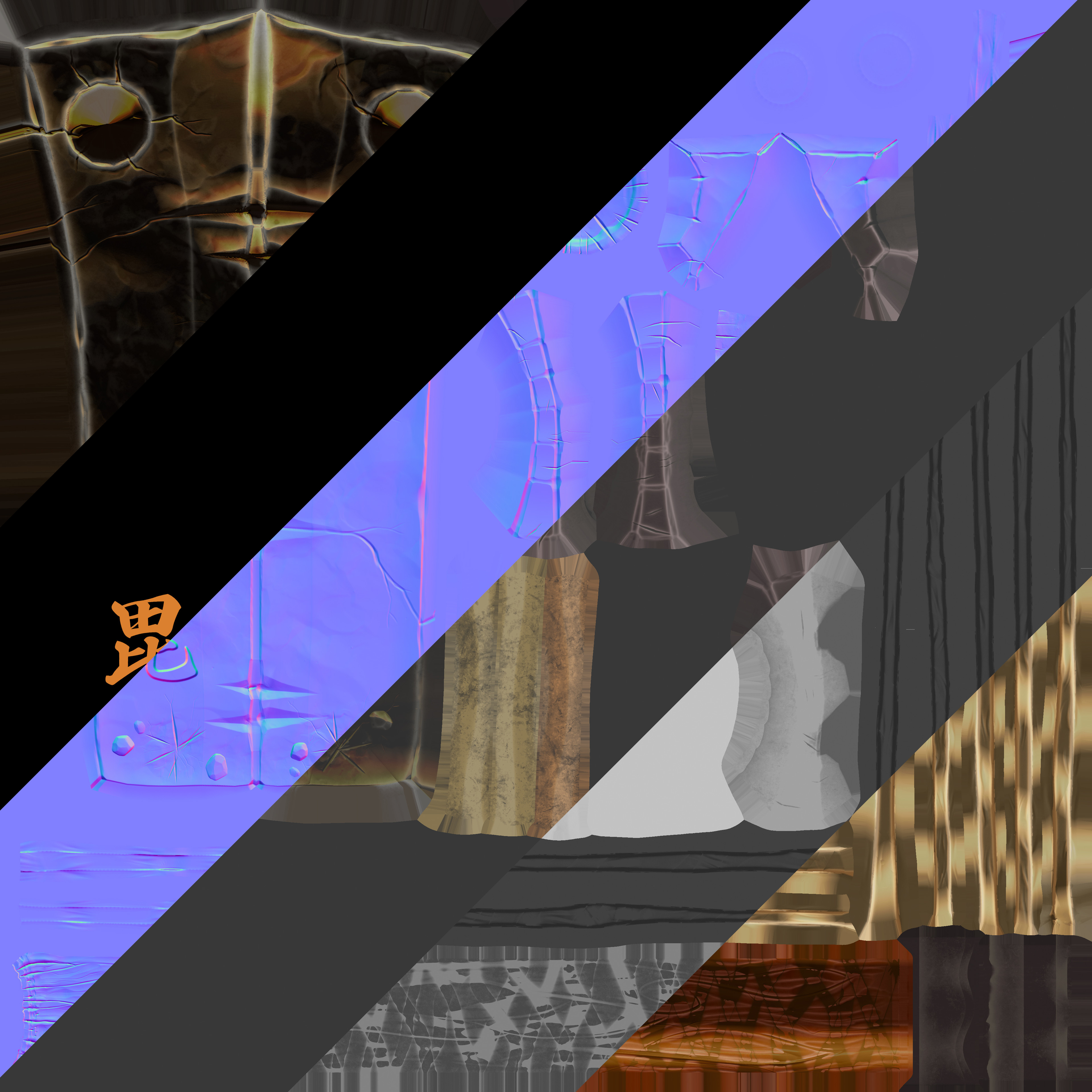 Diffuse, Emission, Normal, Spec, Gloss