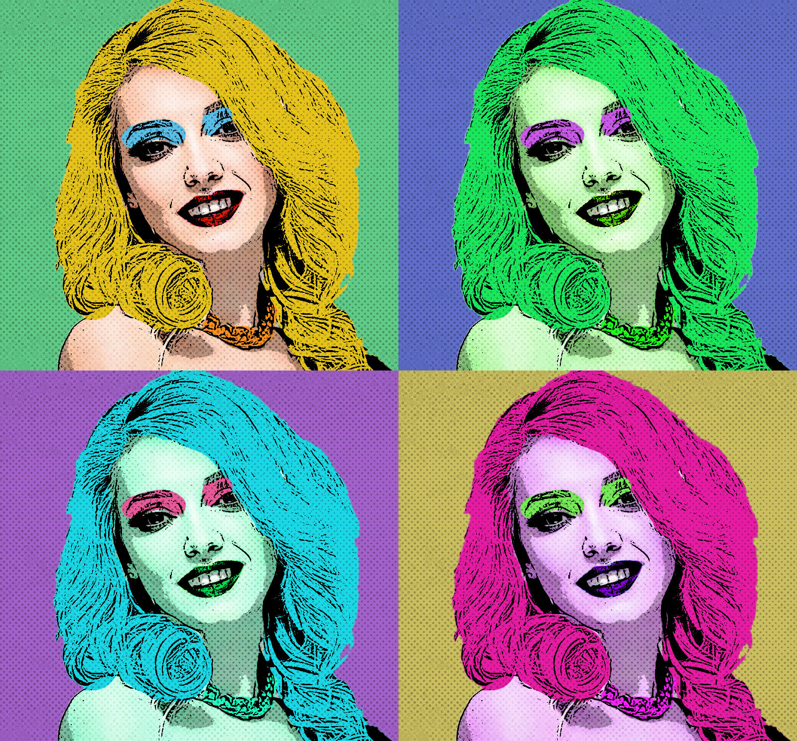 Tol plak Mis ArtStation - Warhol Effect / Pop Art Photoshop Tutorial