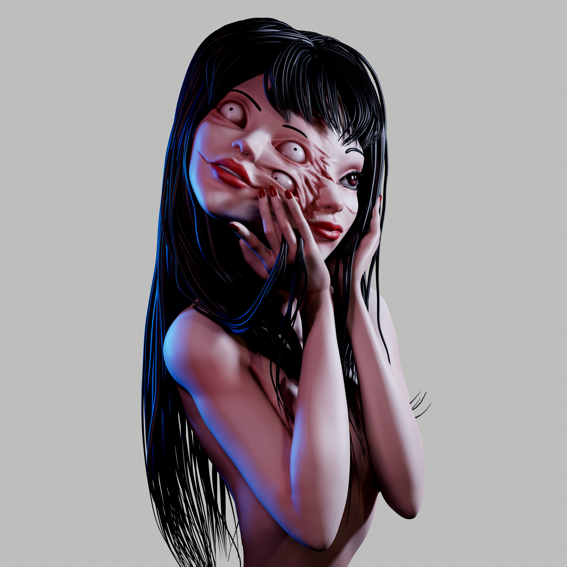 Artstation Two Faced Girl