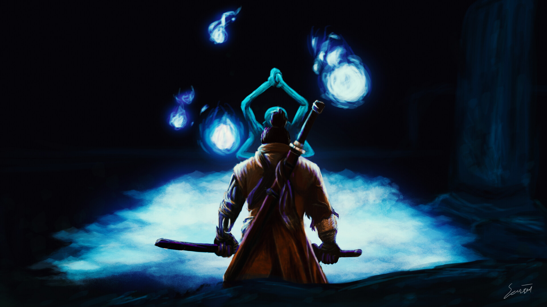 ArtStation - Sekiro amateur illustration