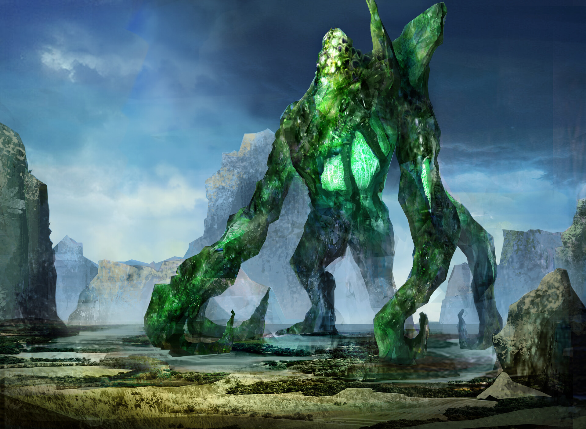Jules Vos - Green sea elemental giant