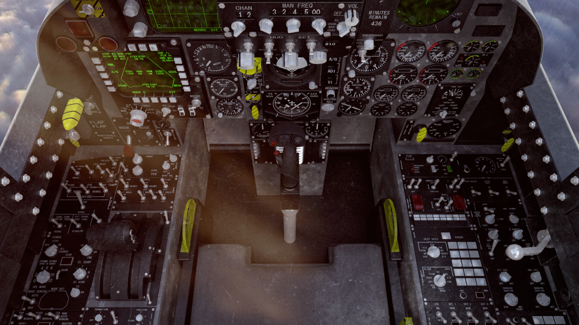 ArtStation - F-15C Pre-MSIP cockpit