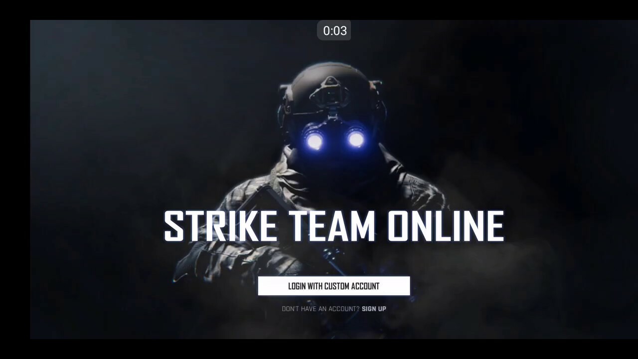 Game Link: https://play.google.com/store/apps/details?id=com.SteveRyu.StrikeTeamOnline