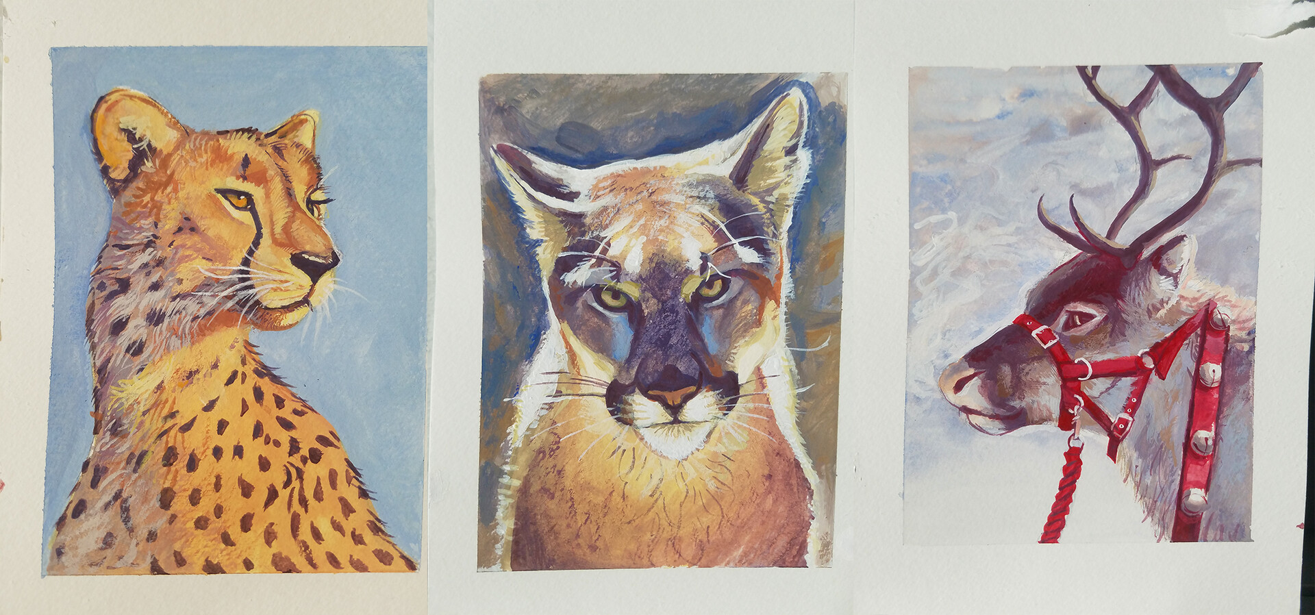 ArtStation - Animals in Gouache