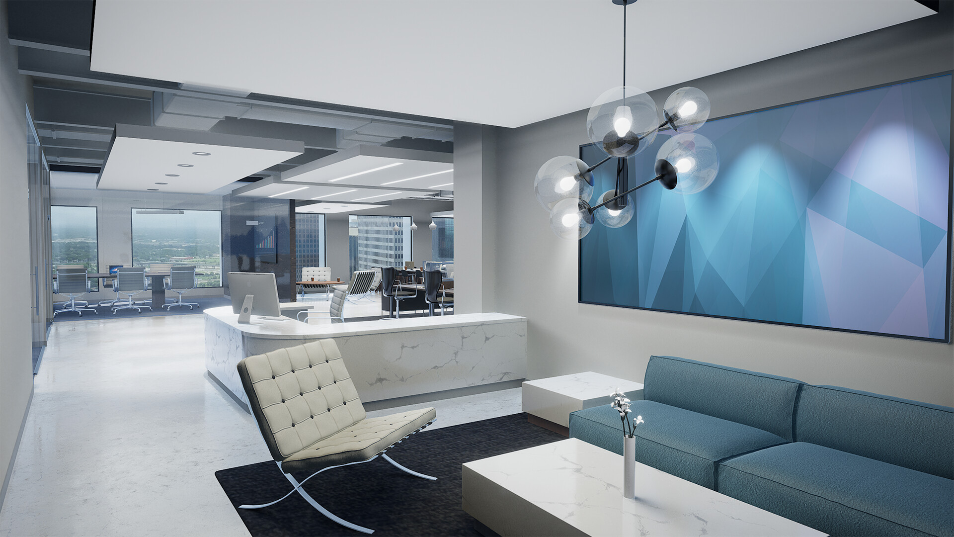 ArtStation - Highrise Office Spaces