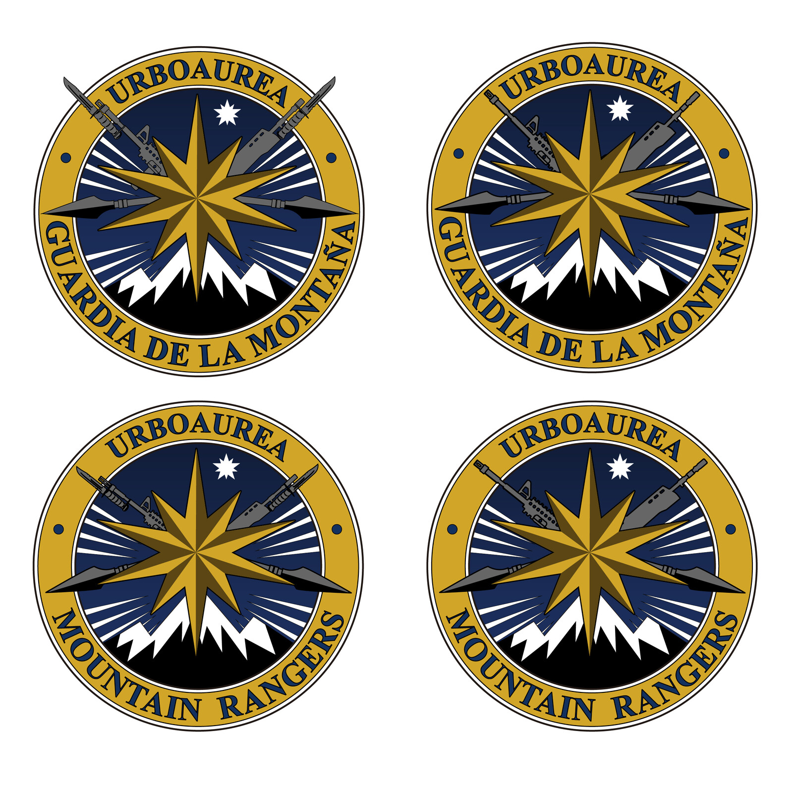 Emblem design for our Mountain Rangers. An elite division of the Imperial Army.