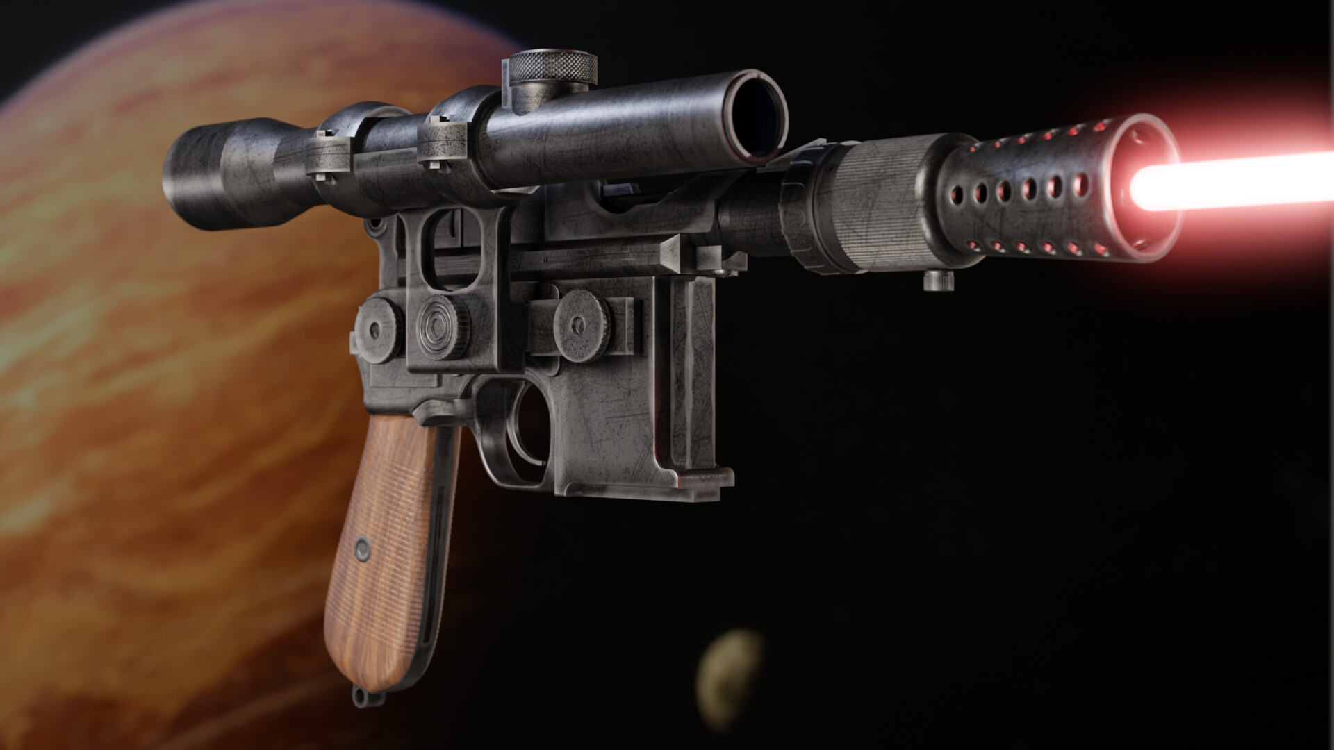 ArtStation - DL-44 Heavy Blaster Pistol