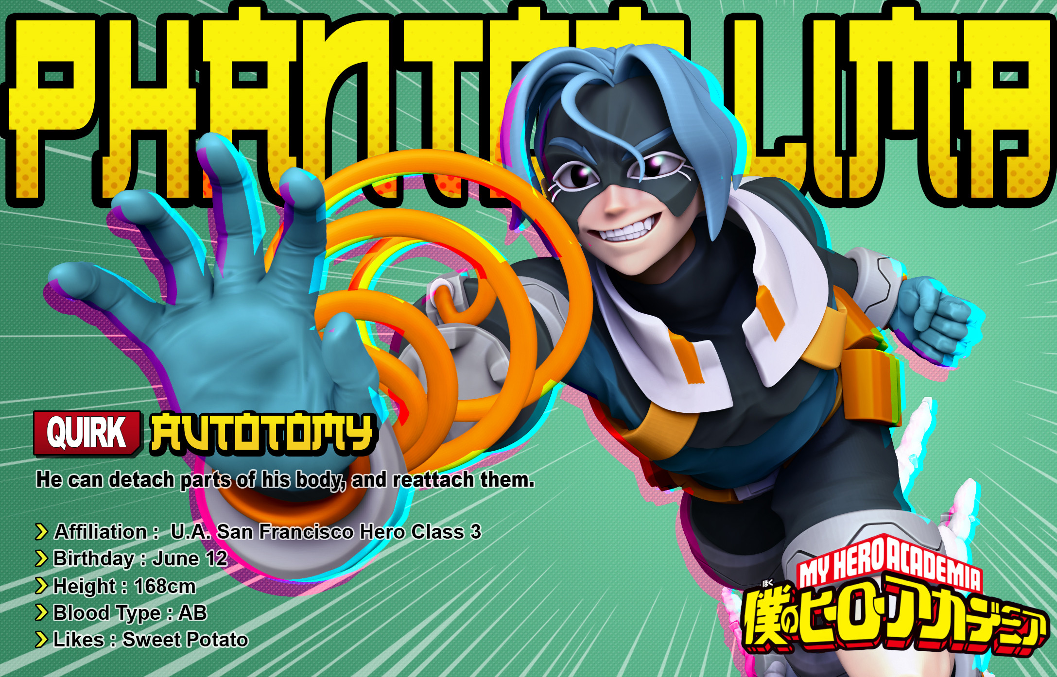 Artstation Phantom Limb Boku No Hero Academia Oc Jimi Youm