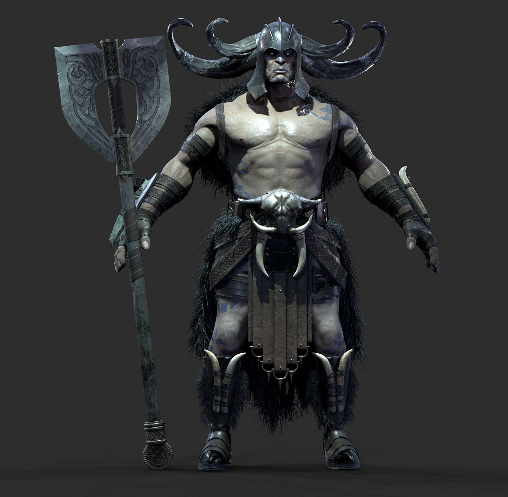 John Miller - Diablo 4 - Fan Art Barbarian