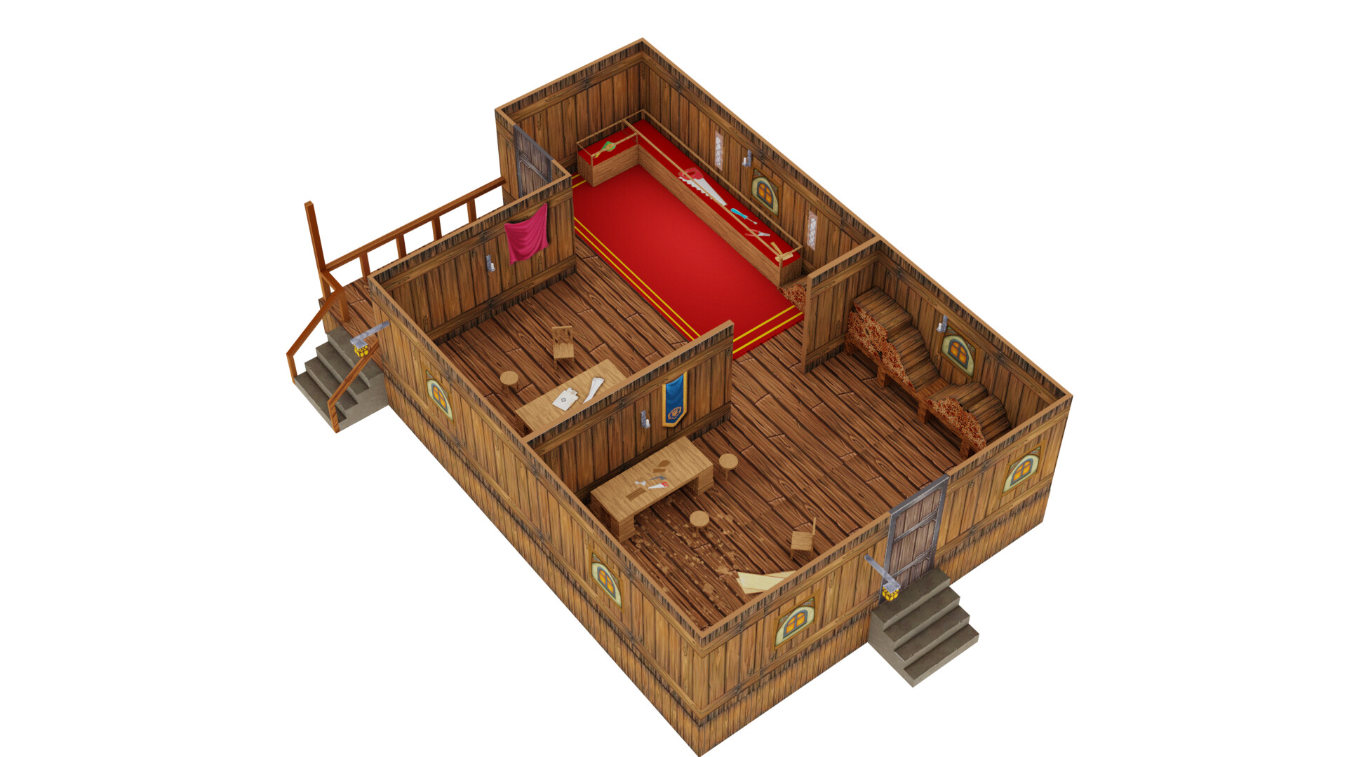 ArtStation - Mobile Game Building Models