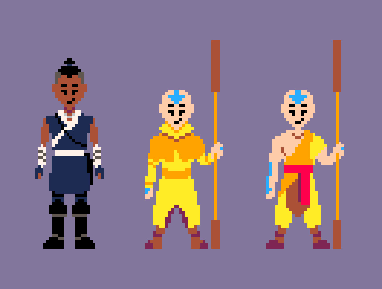 People in Medieval Avatar Icons Pixel Art by 2D Game Assets on Dribbble