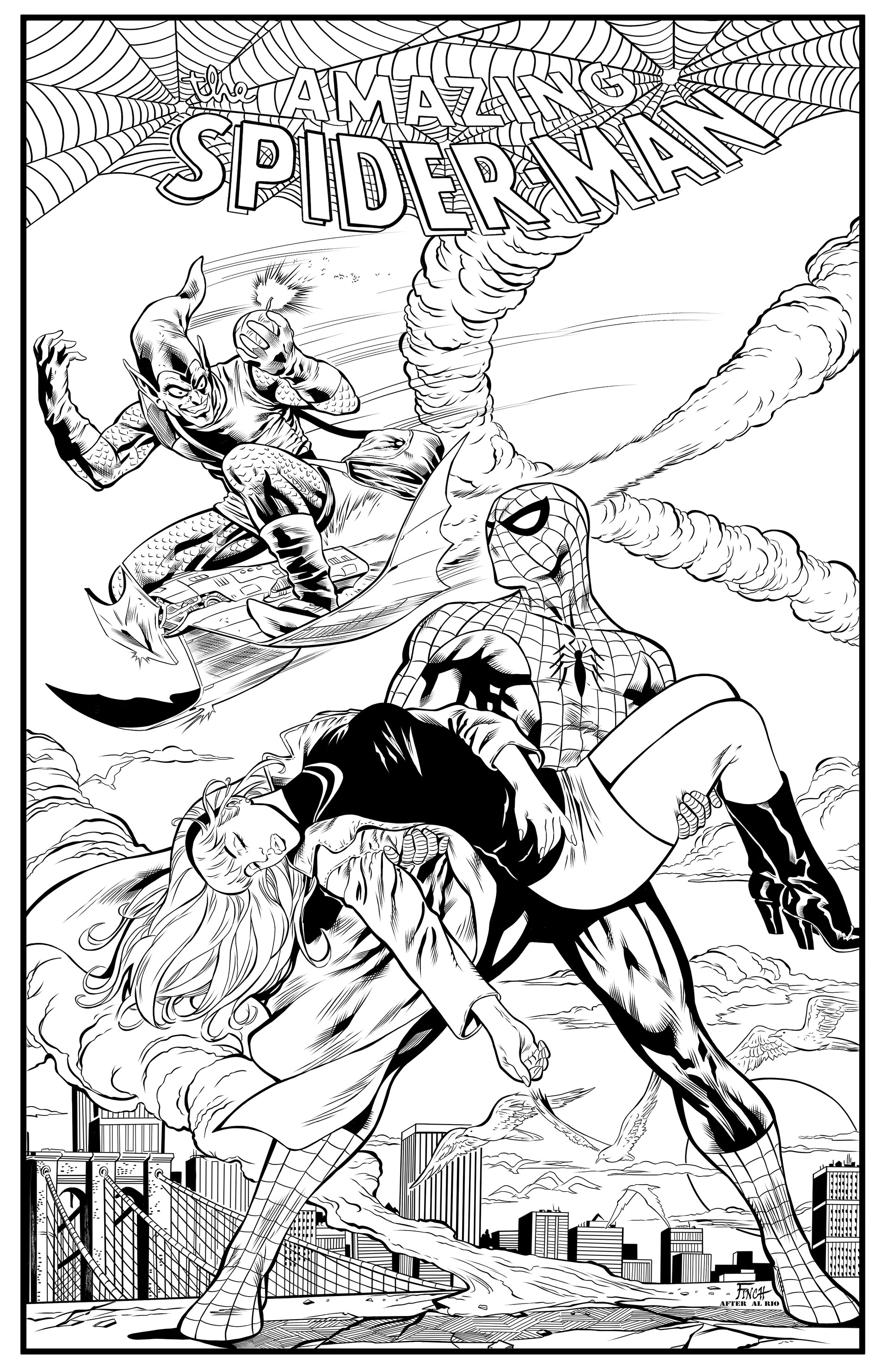 Patrick FINCH - Amazing Spiderman - Death of Gwen Stacy