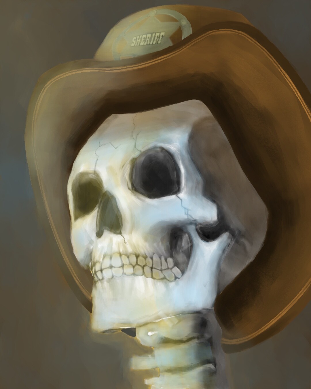 ArtStation - Skeleton cowboy