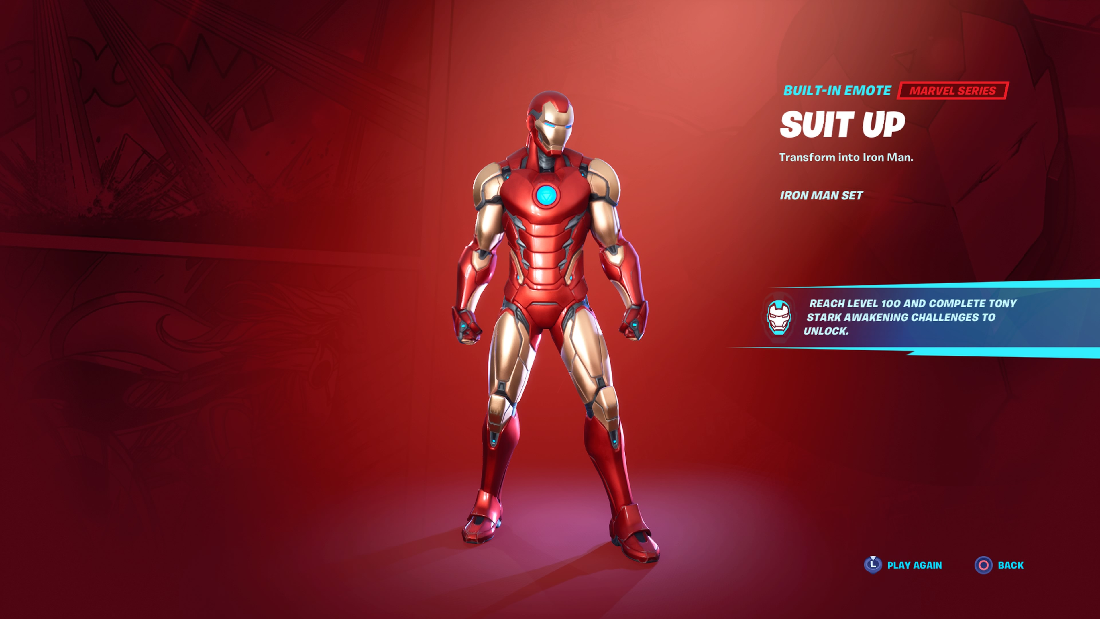 Justin Holt FORTNITE IRON MAN SUIT
