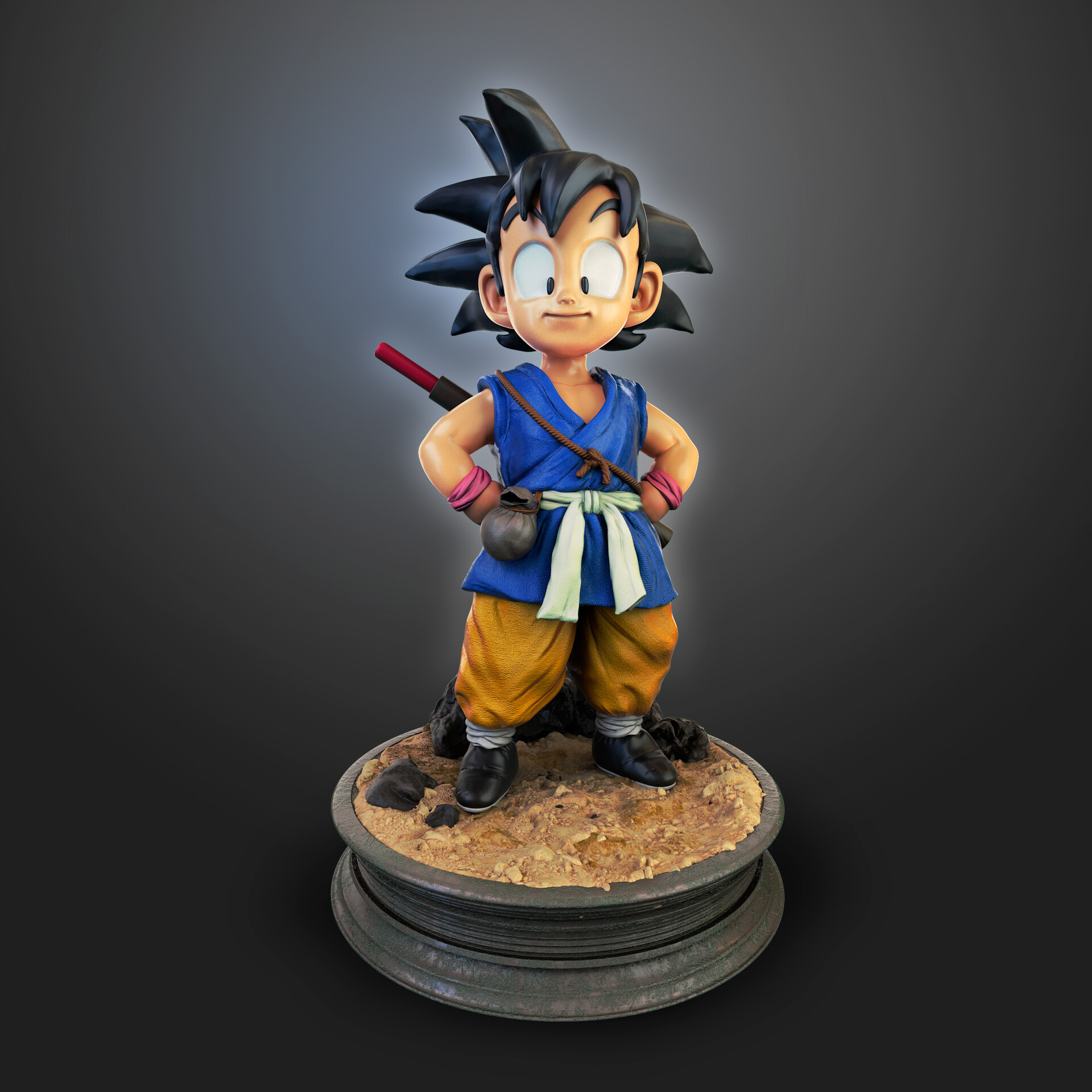 Artstation Goku Gt Fan Art Renato Sauri