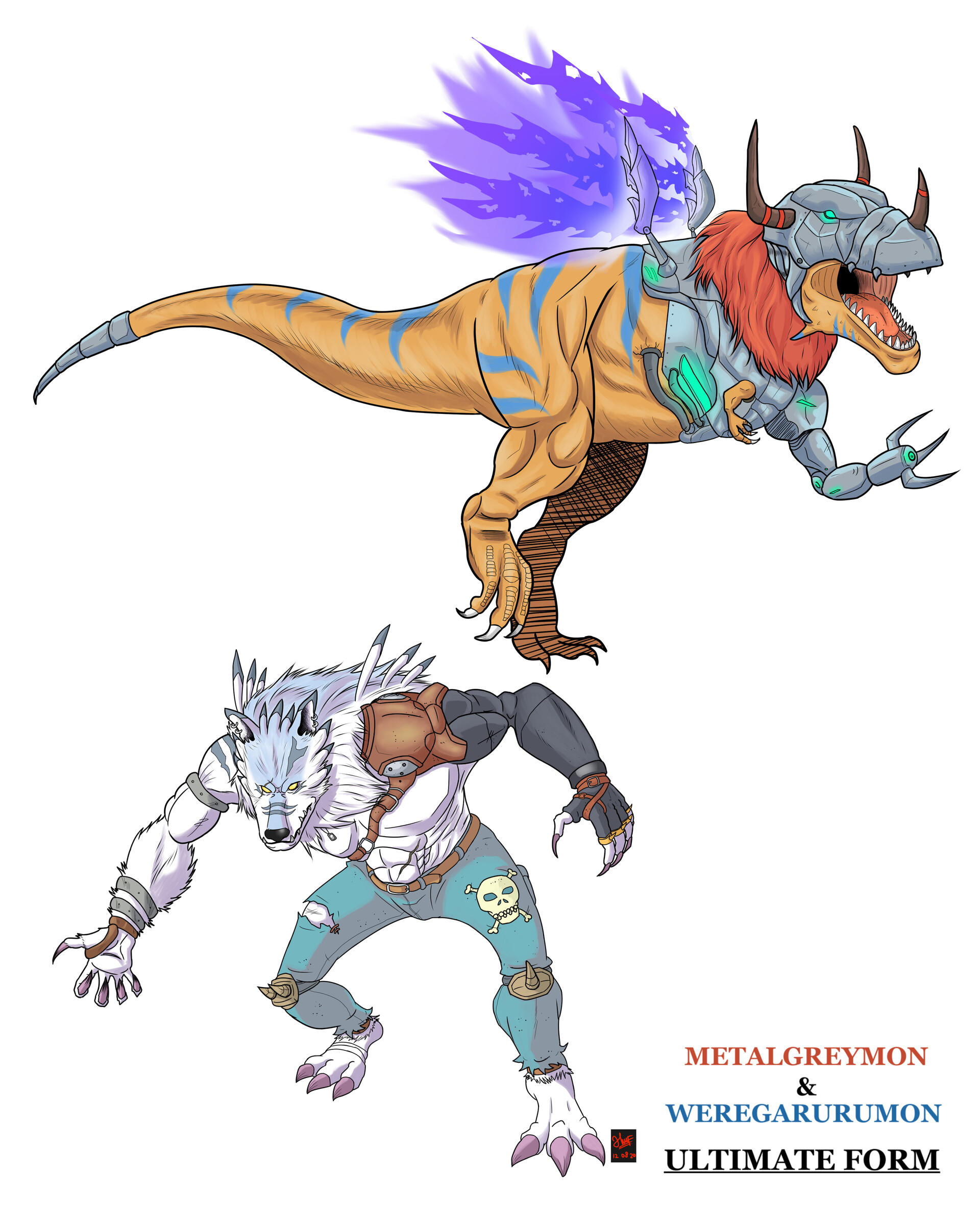gabumon e agumon