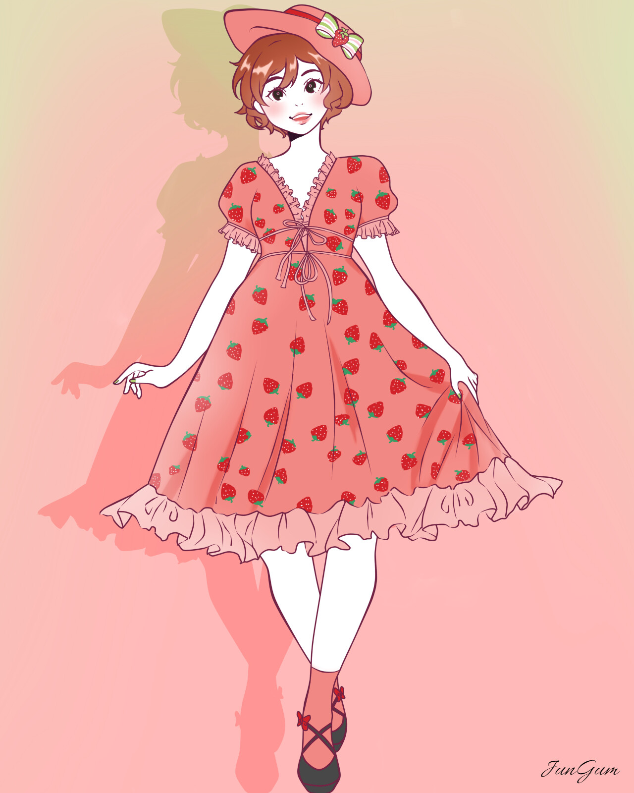 ArtStation - Strawberry Dress
