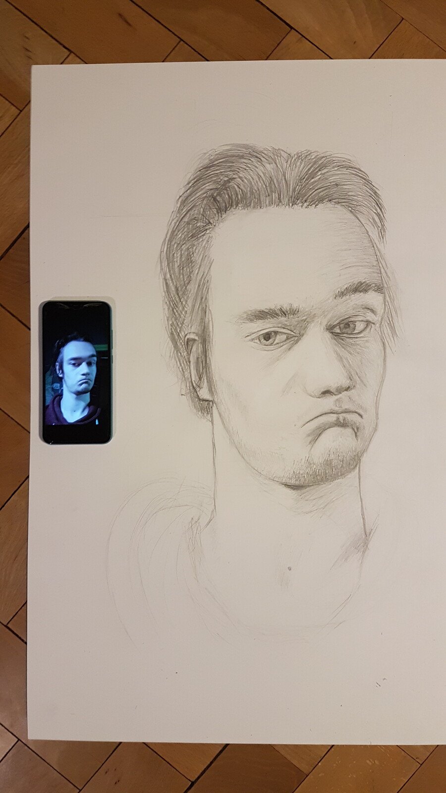 rysunek -autoportret