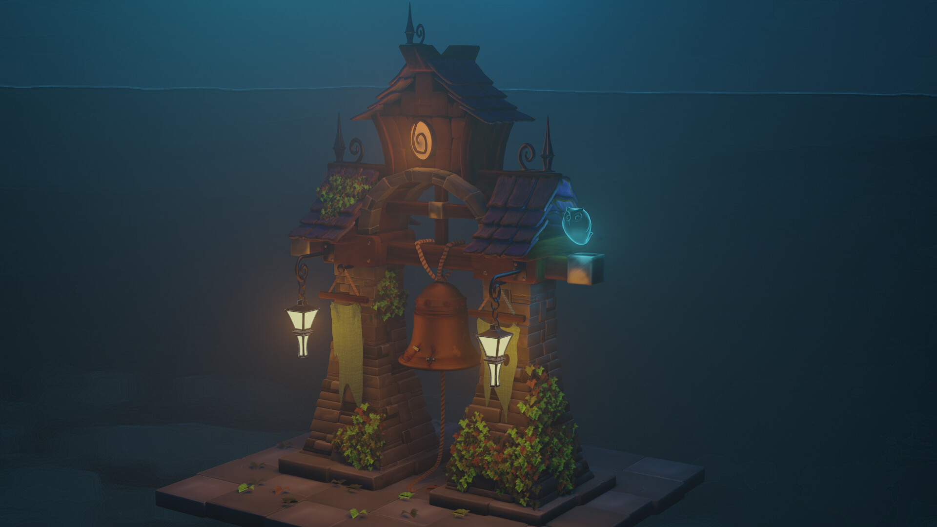 Artstation Spooky Bell Tower