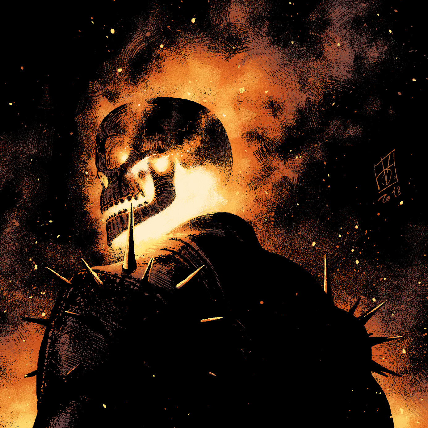ArtStation Ghost Rider Danny Ketch