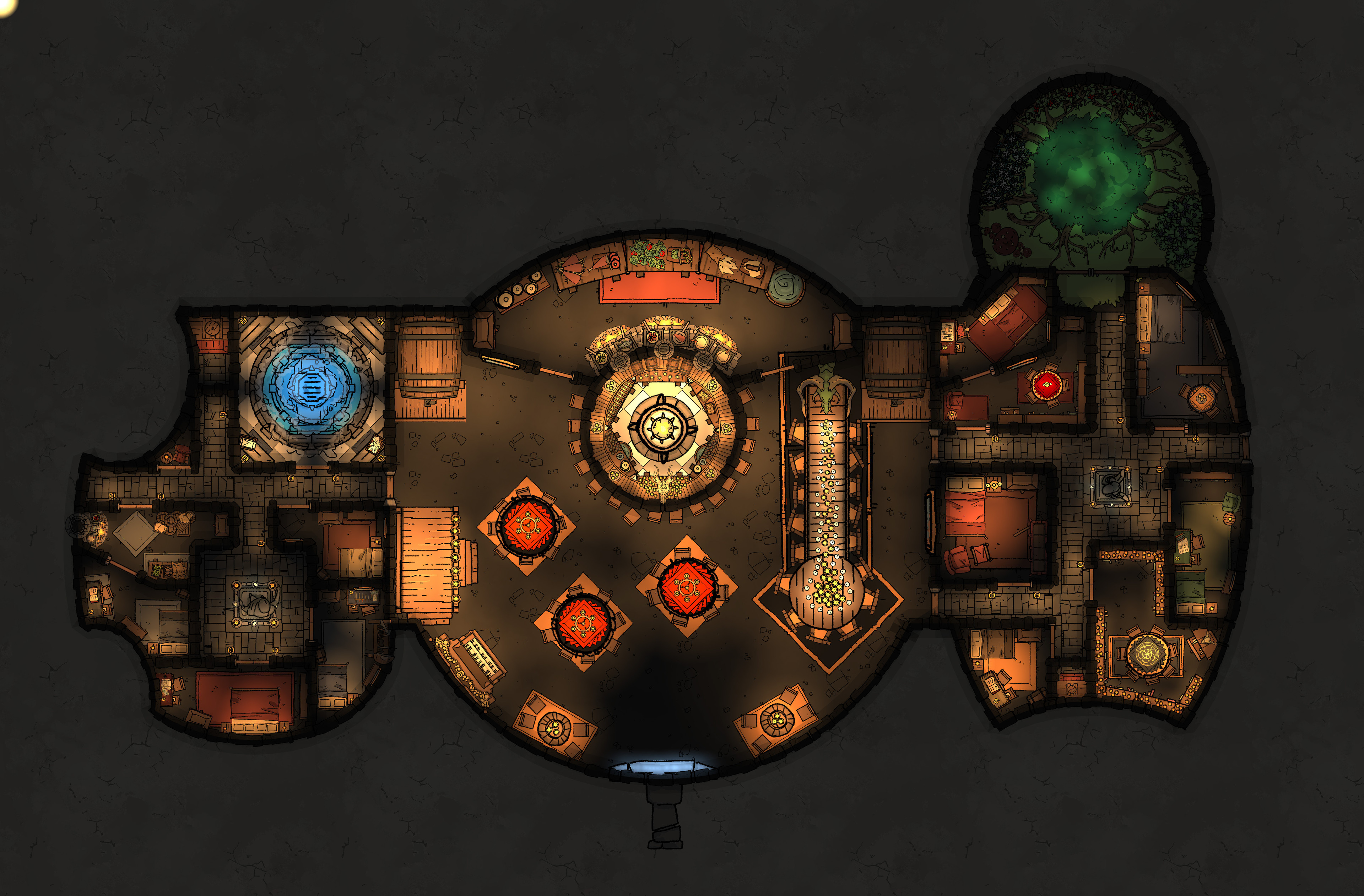 "Long Rest" Inn &amp; Tavern by Evening