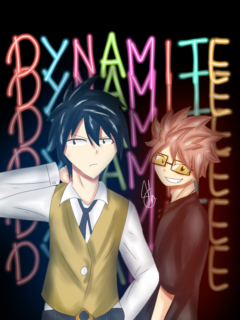 Artstation Fairy Tail X Bts Dynamite Shalsha Olivio