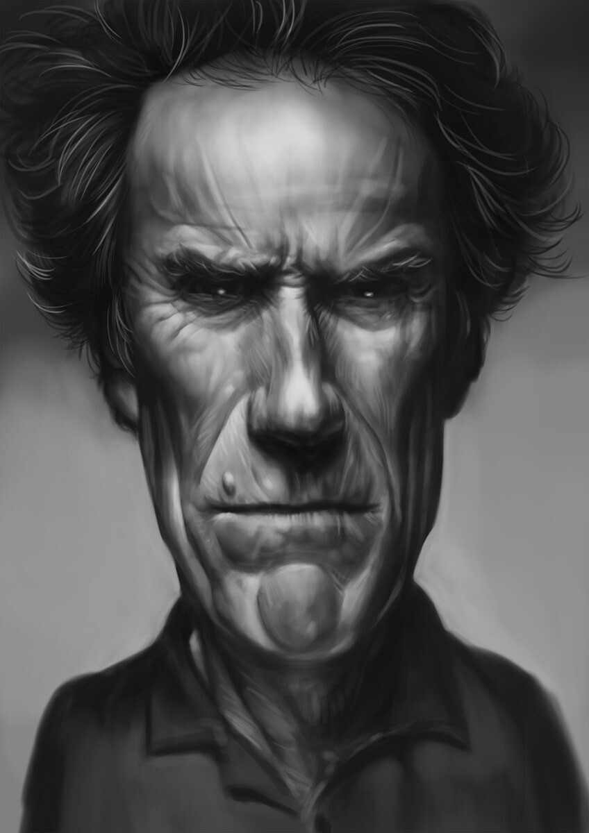 ArtStation - Clint Eastwood