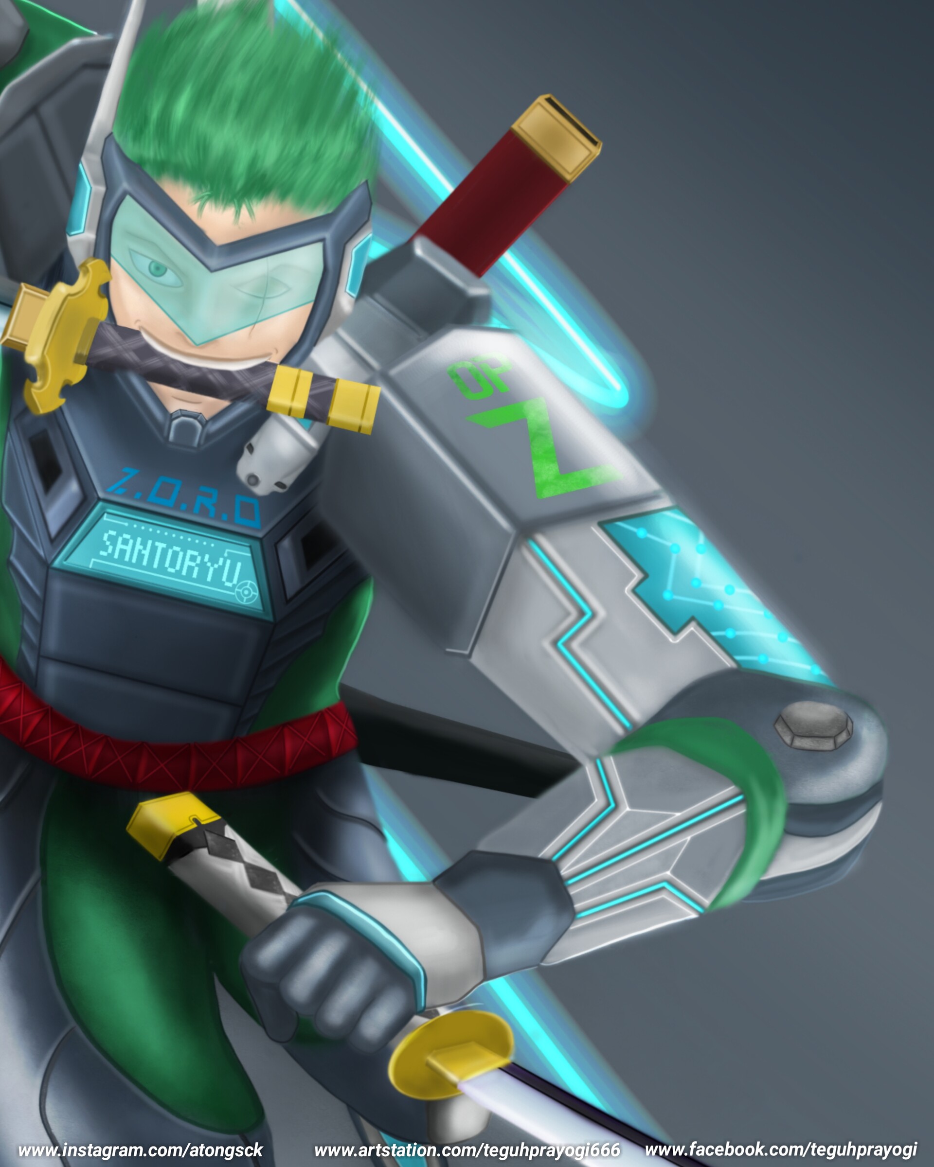 Artstation Roronoa Zoro From One Piece