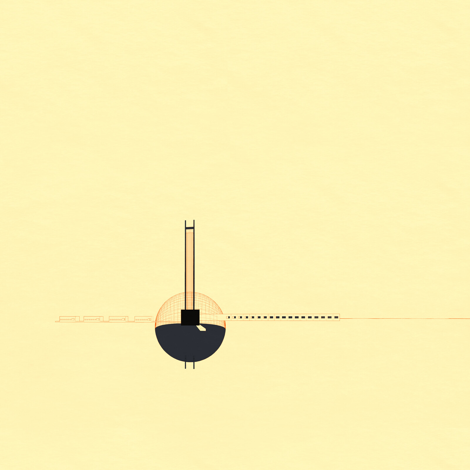 Concept Drawing - Architectural Diagrammatic 