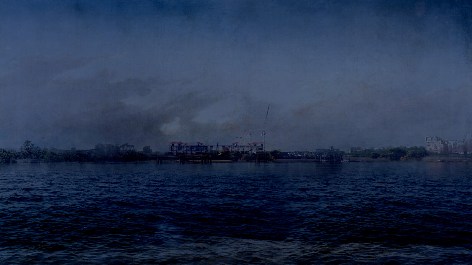 Across the River - On proposed side - Concept Image - Rhino 3D + Enscape + Photoshop