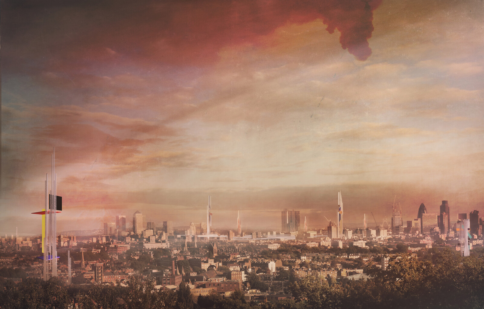 City at a Distance - Architecton Network along the Londinium Walls