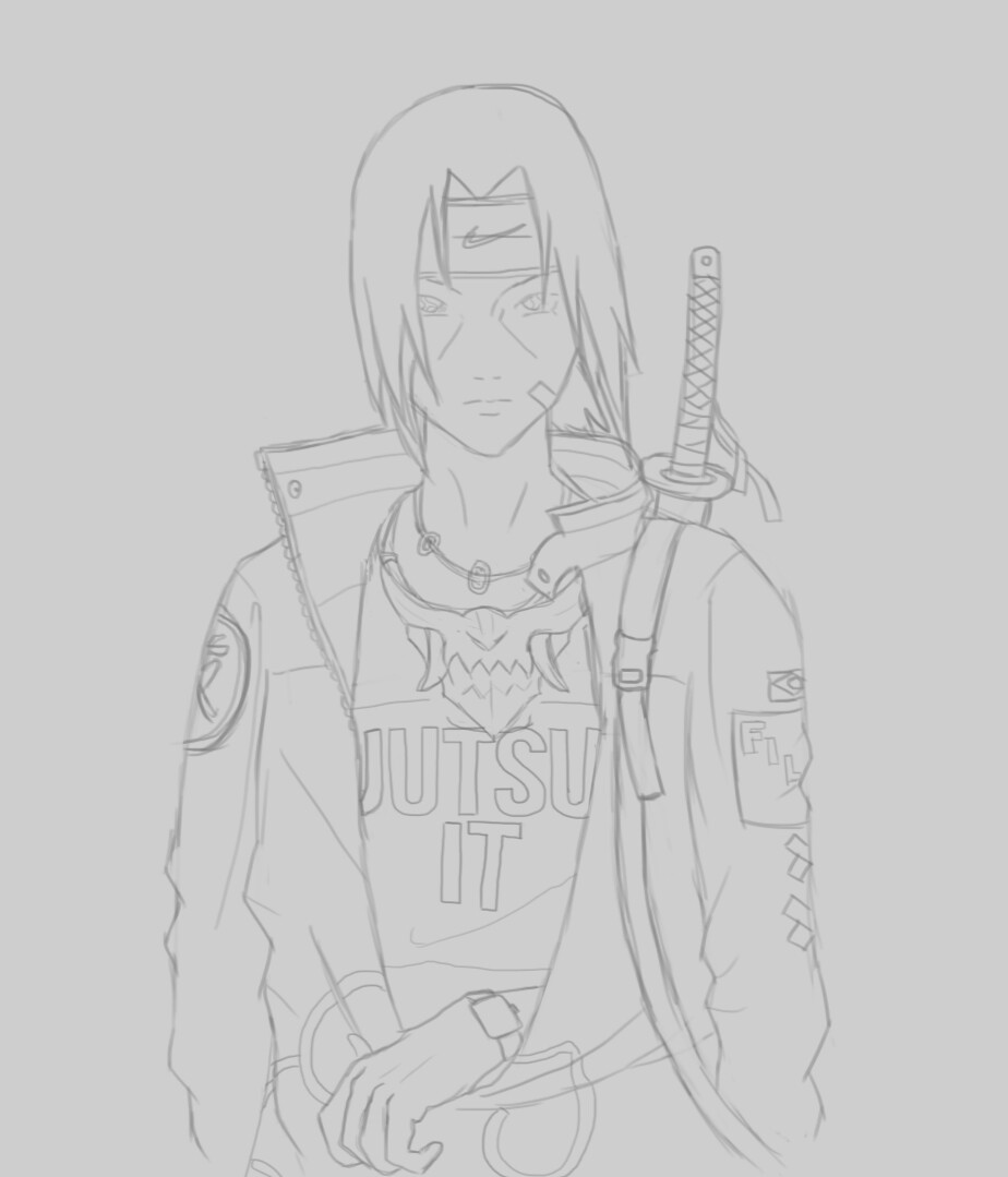 ArtStation - Itachi my style, Gabriel Filiputi