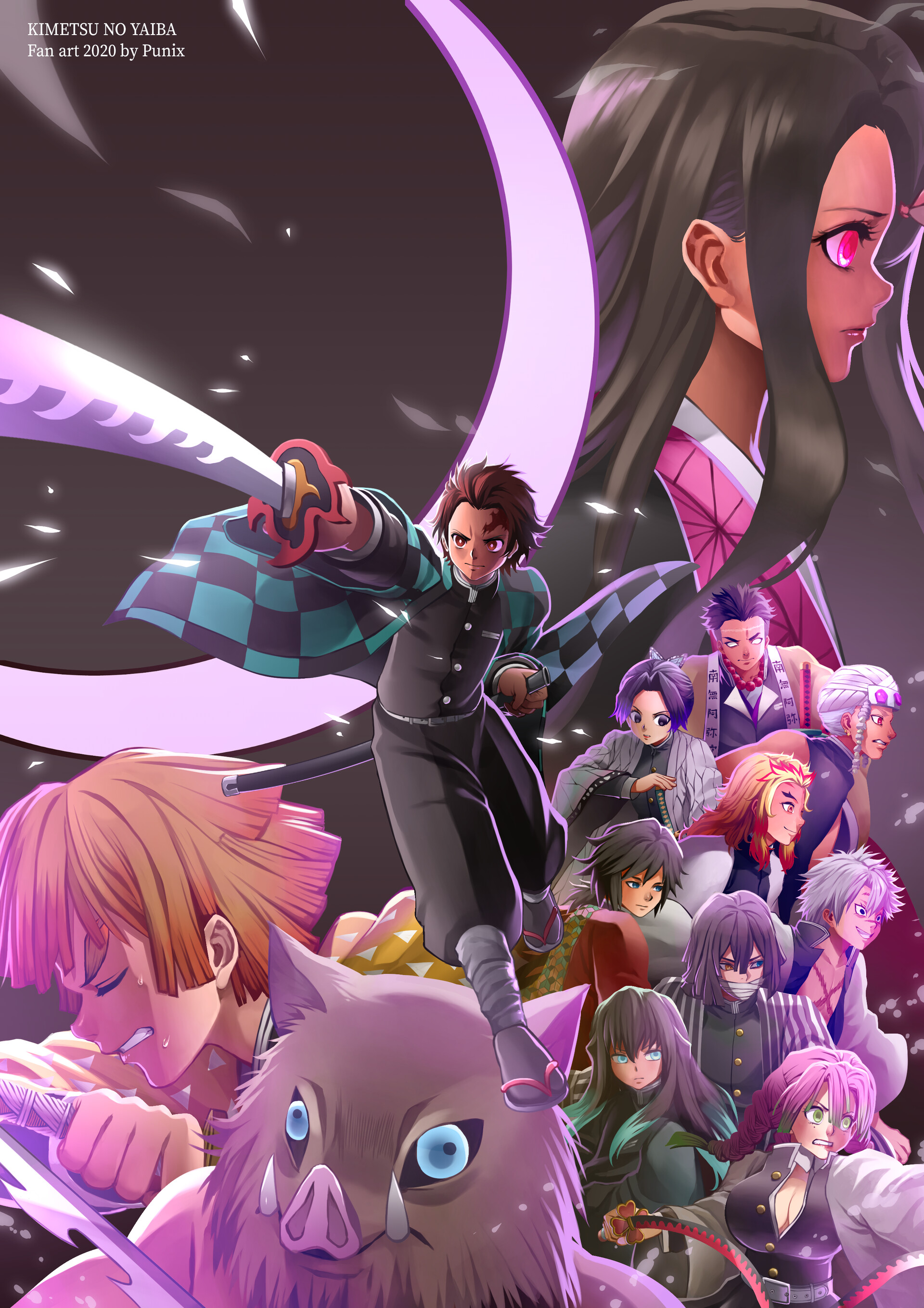 9pillarsdemonslayernamesdo5: Kimetsu No Yaiba Anime Art ...