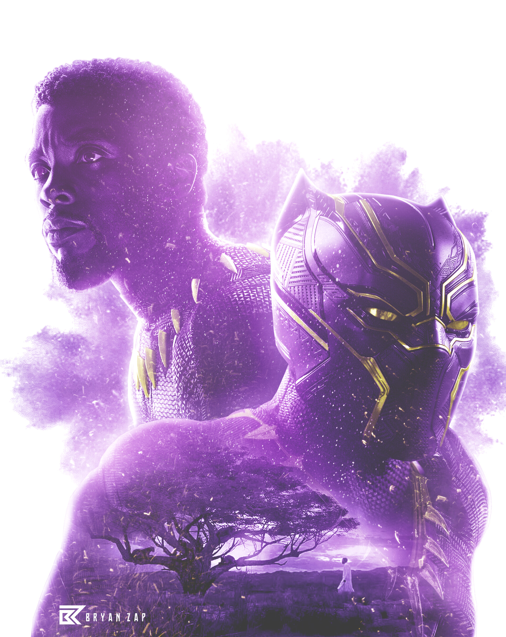 ArtStation Chadwick Boseman Black Panther R.I.P.