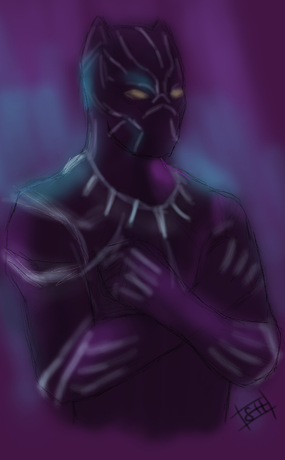Artstation Black Panther Fanart Serhat Pehlivan,Background Putih Polos Hd
