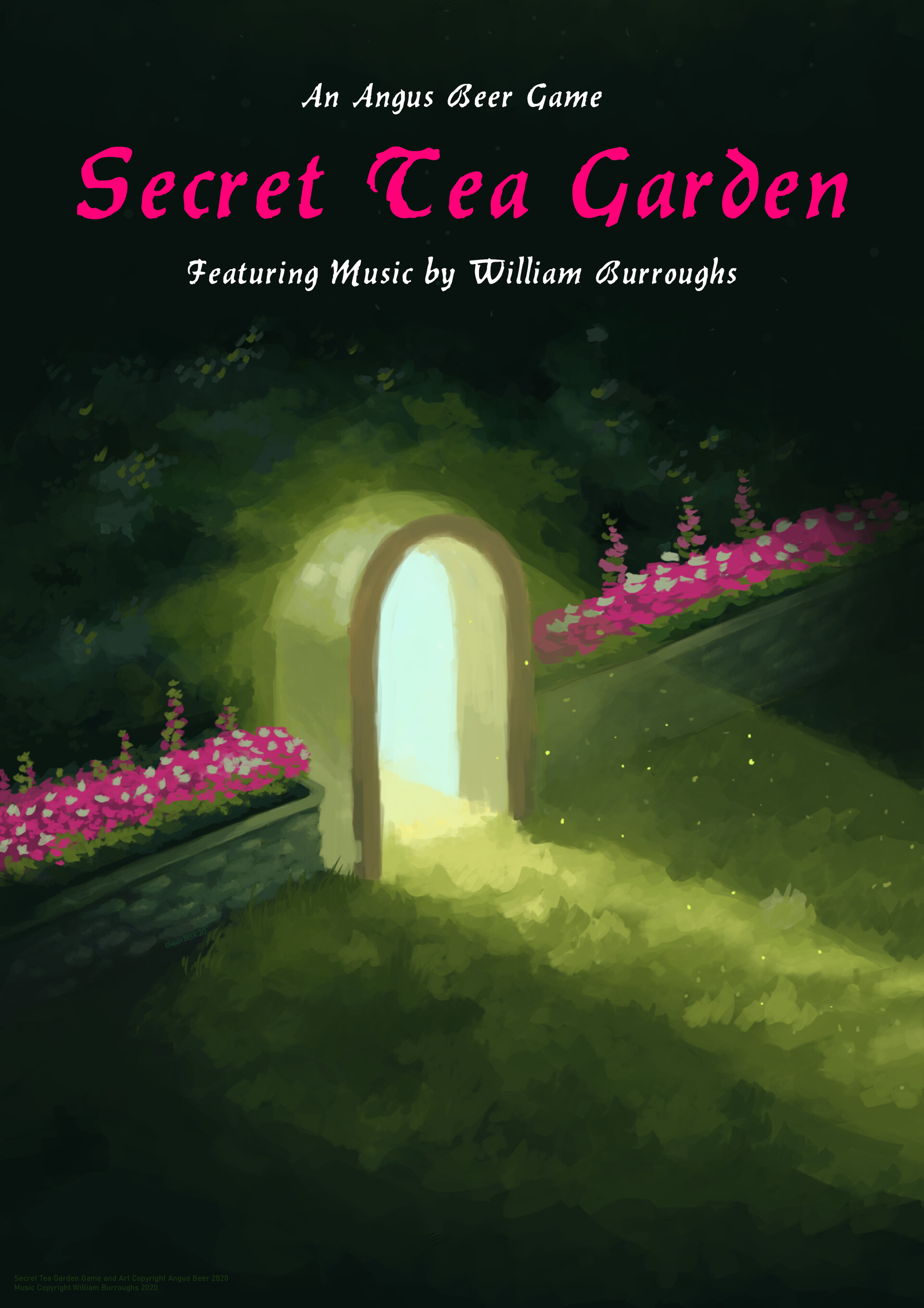 Artstation Secret Tea Garden Alternate Poster Angus Beer