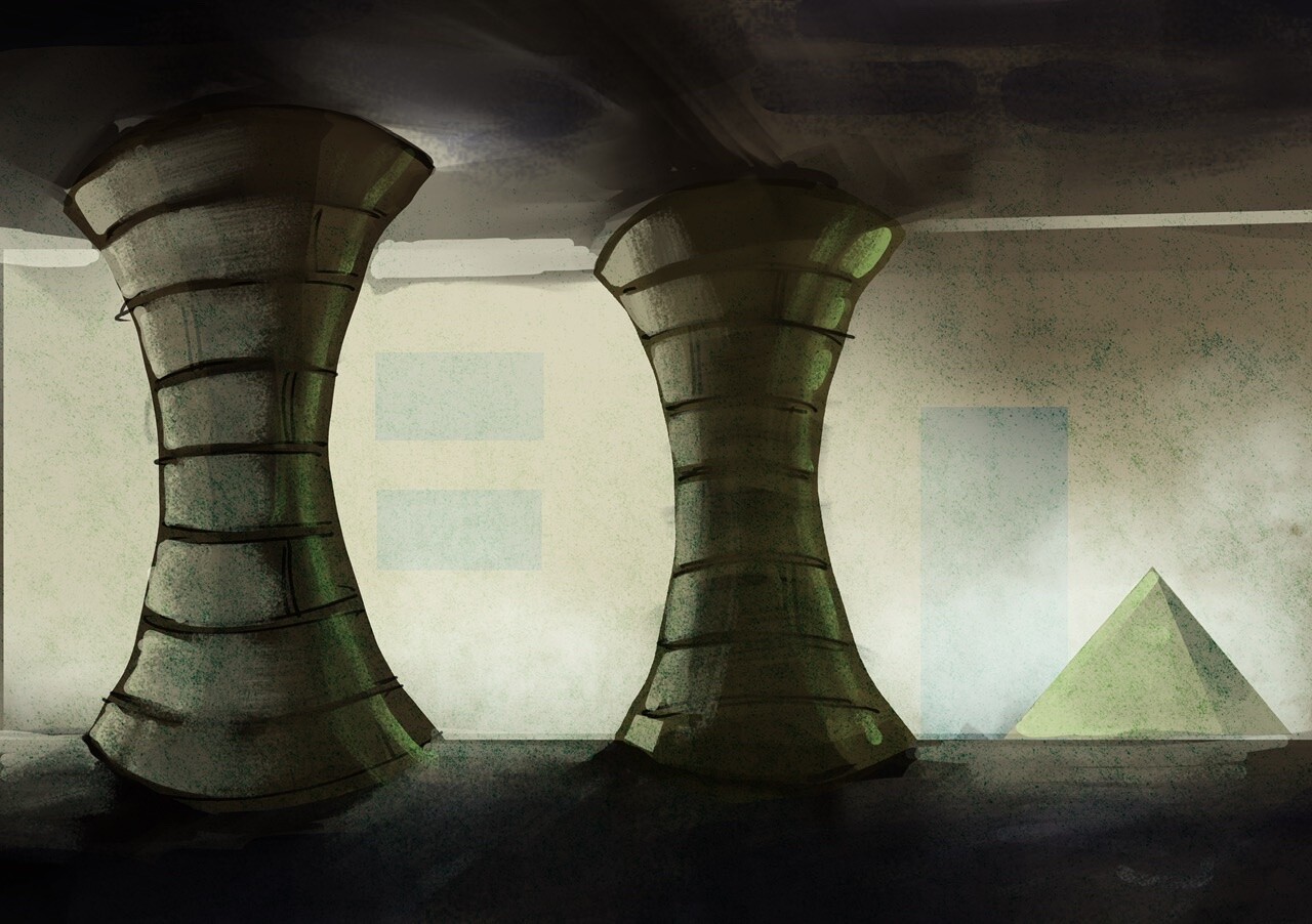 Underground pyramid