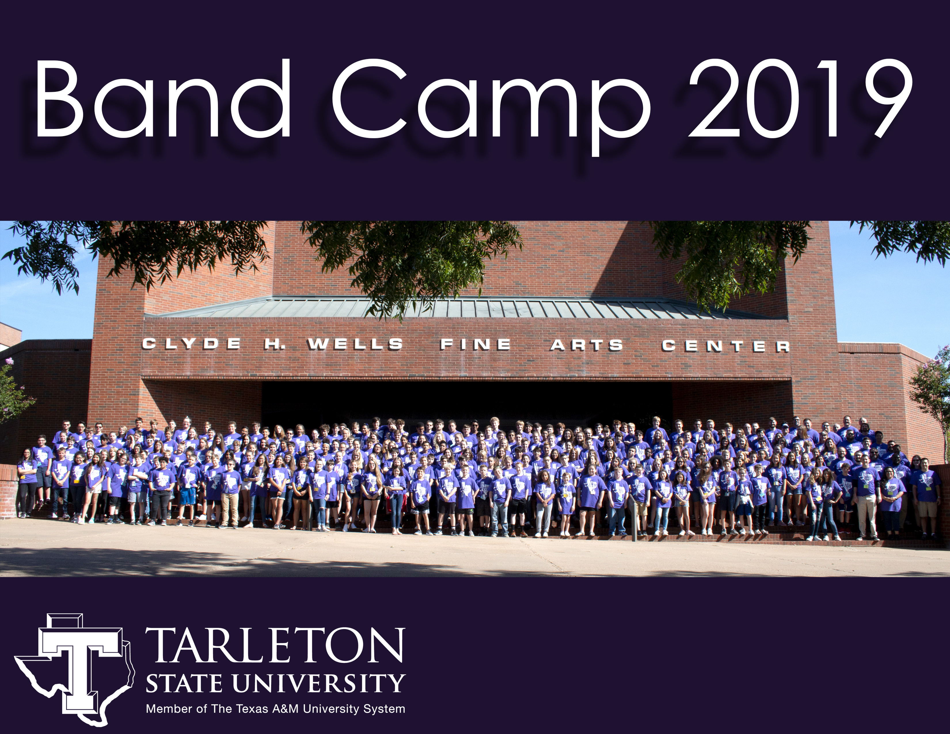 Ranlee Kunkel Tarleton Band Camp Photo and Social Media Content